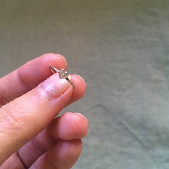 Catbird heart and twisted knuckle stacker rings - Picture 4 of 5